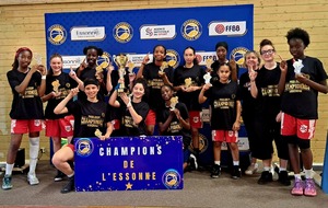 U15F de l’ESR Arpajon Basket championnes de l’Essonne