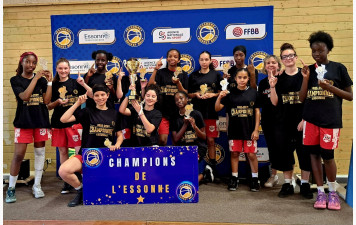 U15F de l’ESR Arpajon Basket championnes de l’Essonne