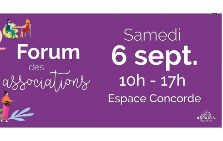 Forum des associations à Arpajon Samedi 6 sept 2025